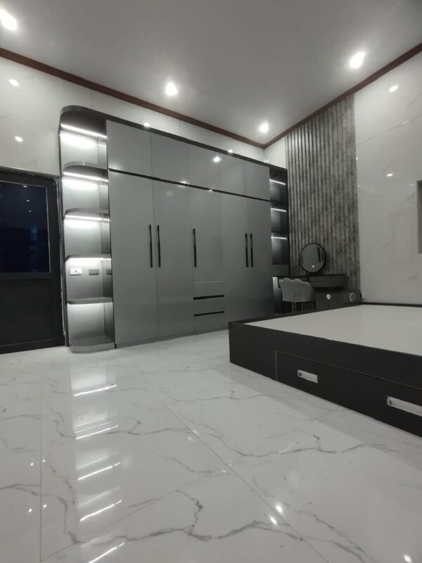 Tủ áo nhựa 2 tầng có đợt trang trí - Anh Hoàng (Tây Mỗ)