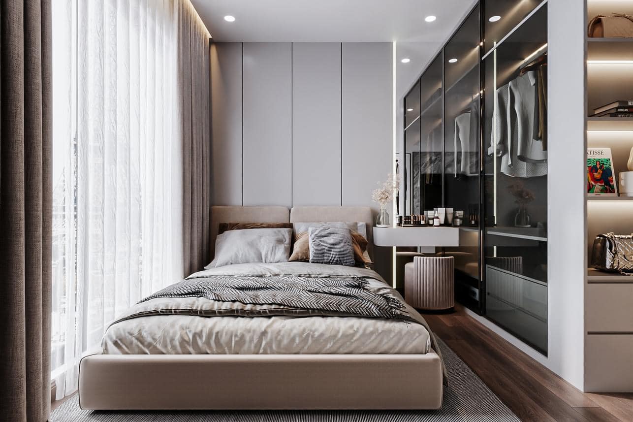 Tân Trường Giang - Công ty thiết kế nội thất chung cư 3 phòng ngủ uy tín