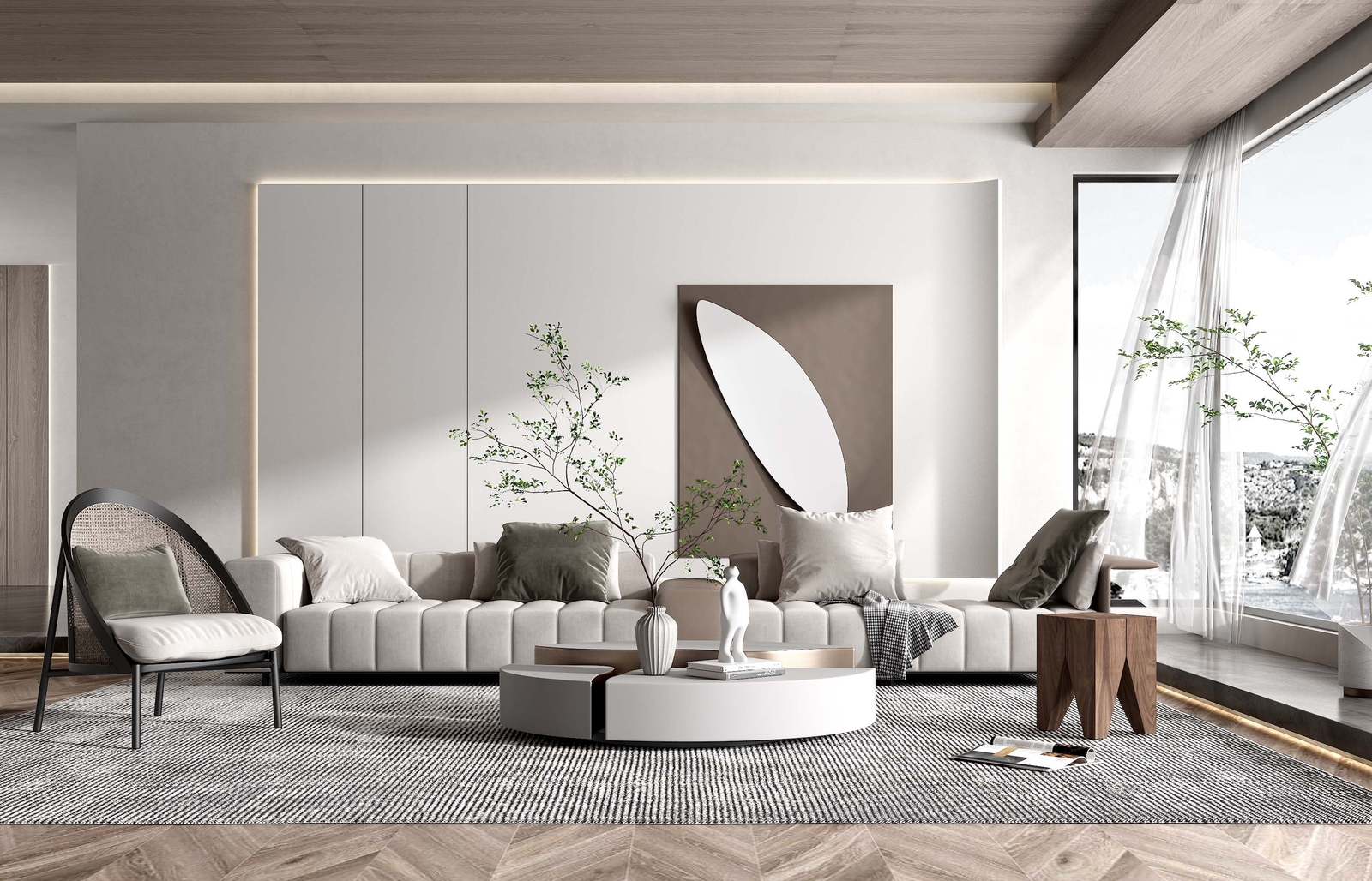 Ánh sáng tự nhiên và nội thất không quá cầu kỳ là lựa chọn phù hợp cho thiết kế này.