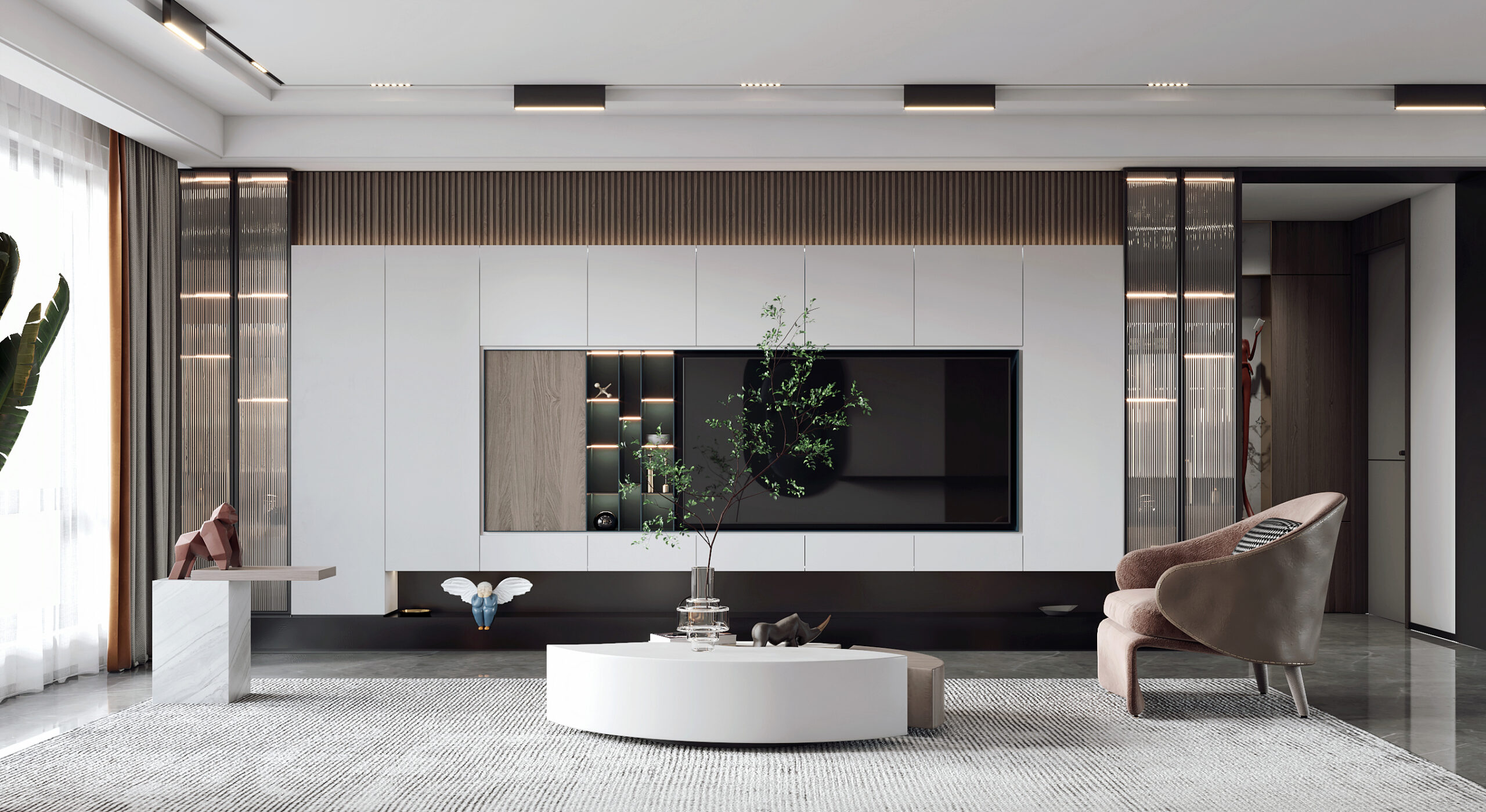 Nội thất không quá cầu kỳ với các món đồ được chọn lọc kỹ lưỡng, tối giản nhưng vẫn đảm bảo sự tiện nghi và thẩm mỹ.