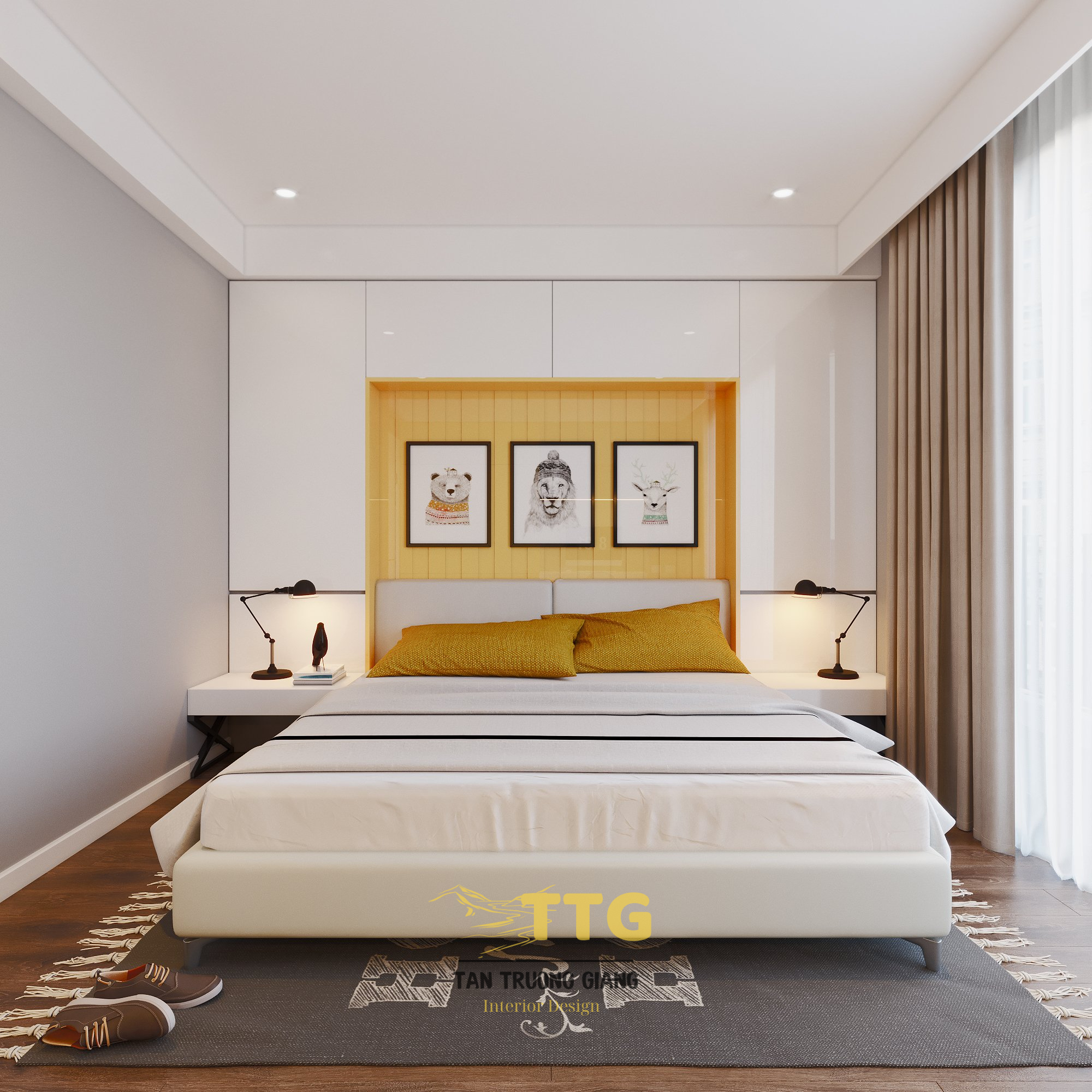 Thiết kế phòng ngủ hiện đại