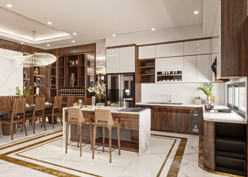 Cải tạo nhà bếp cũ - nội thất tân trường giang