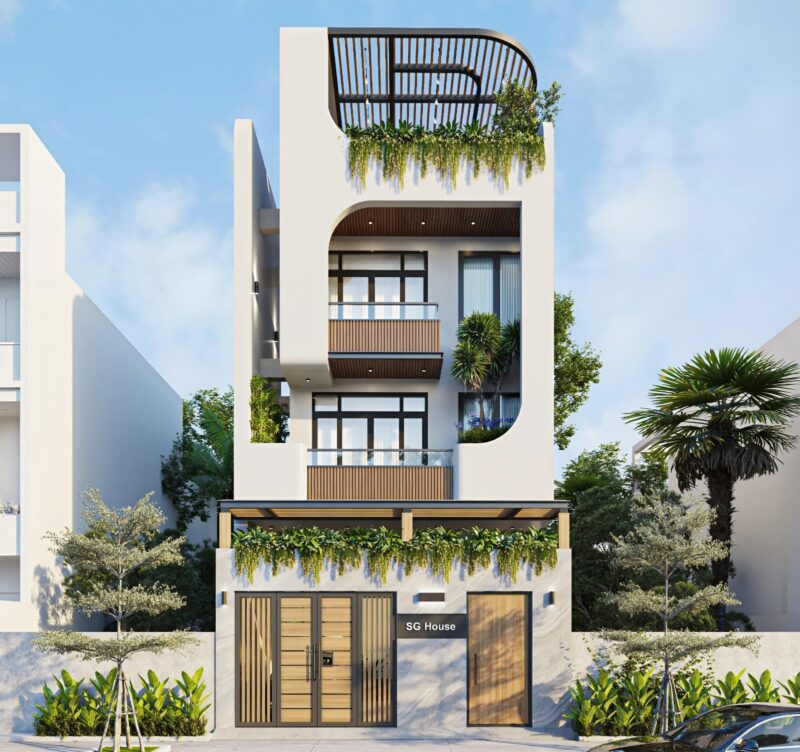 Cải tạo mặt tiền nhà phố